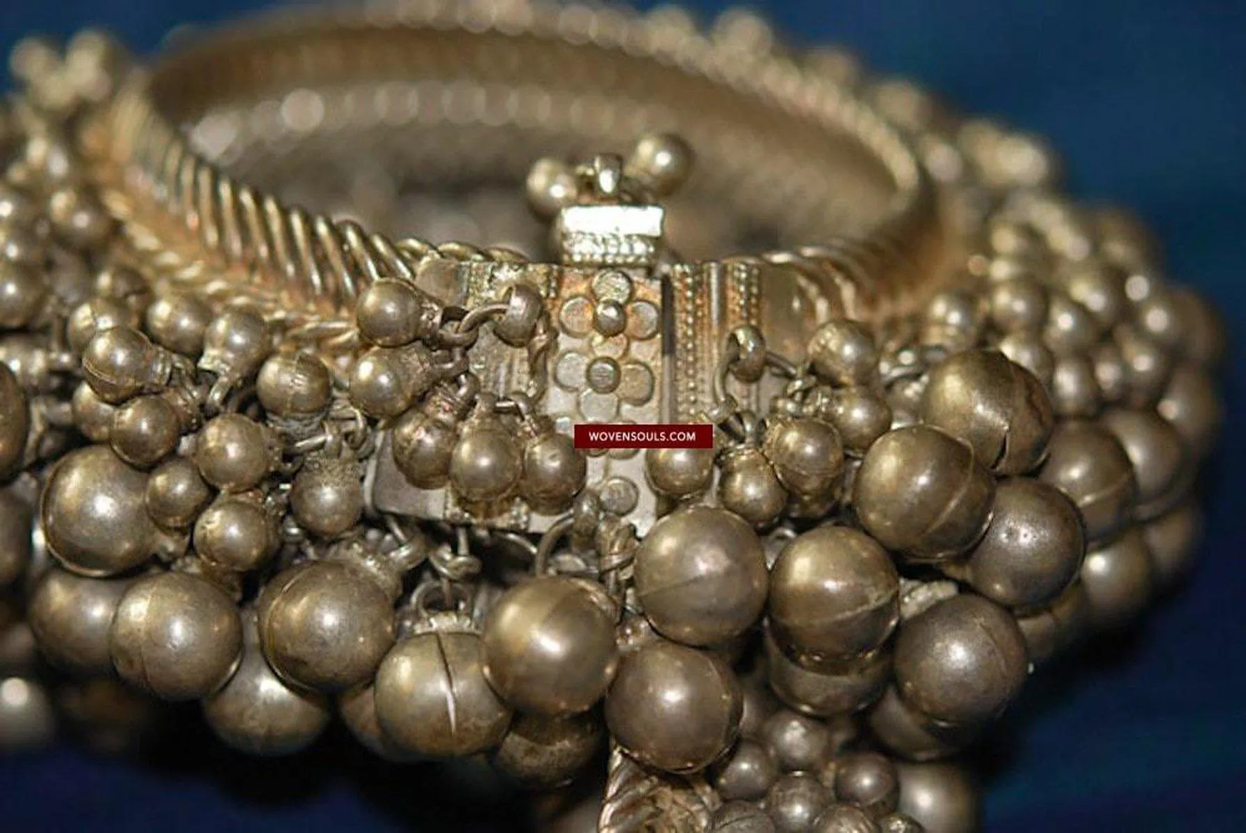 272 SOLD Heavy Heirloom Silver Payal Anklets