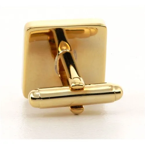 5 x Personalised Engraved Square Gold Cufflinks