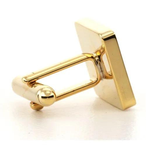 5 x Personalised Engraved Square Gold Cufflinks