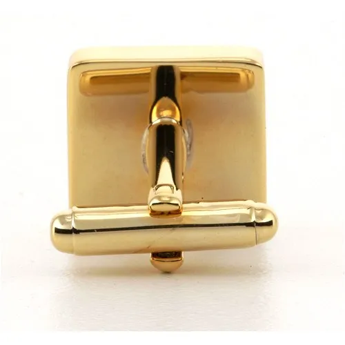5 x Personalised Engraved Square Gold Cufflinks