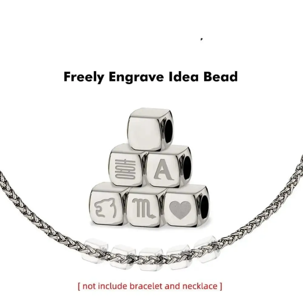 8mmx8mm Bead Pendant Accessories for Infinity Series for Men Women