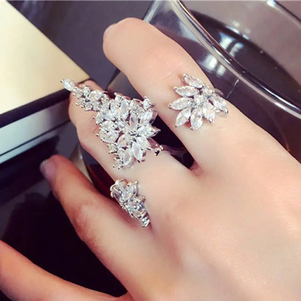 AAA Cubic Zirconia Bridal Wedding Jewelry Sets