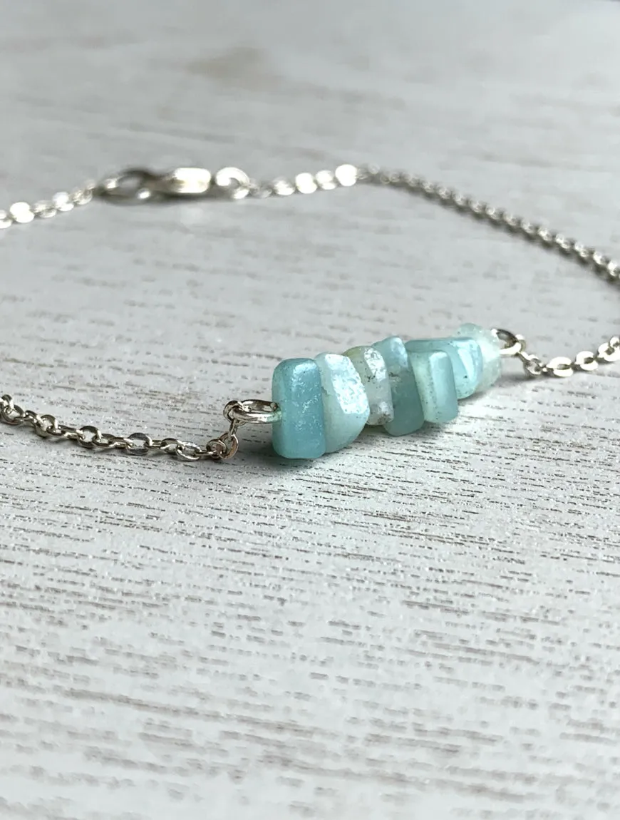 Amazonite Anklet