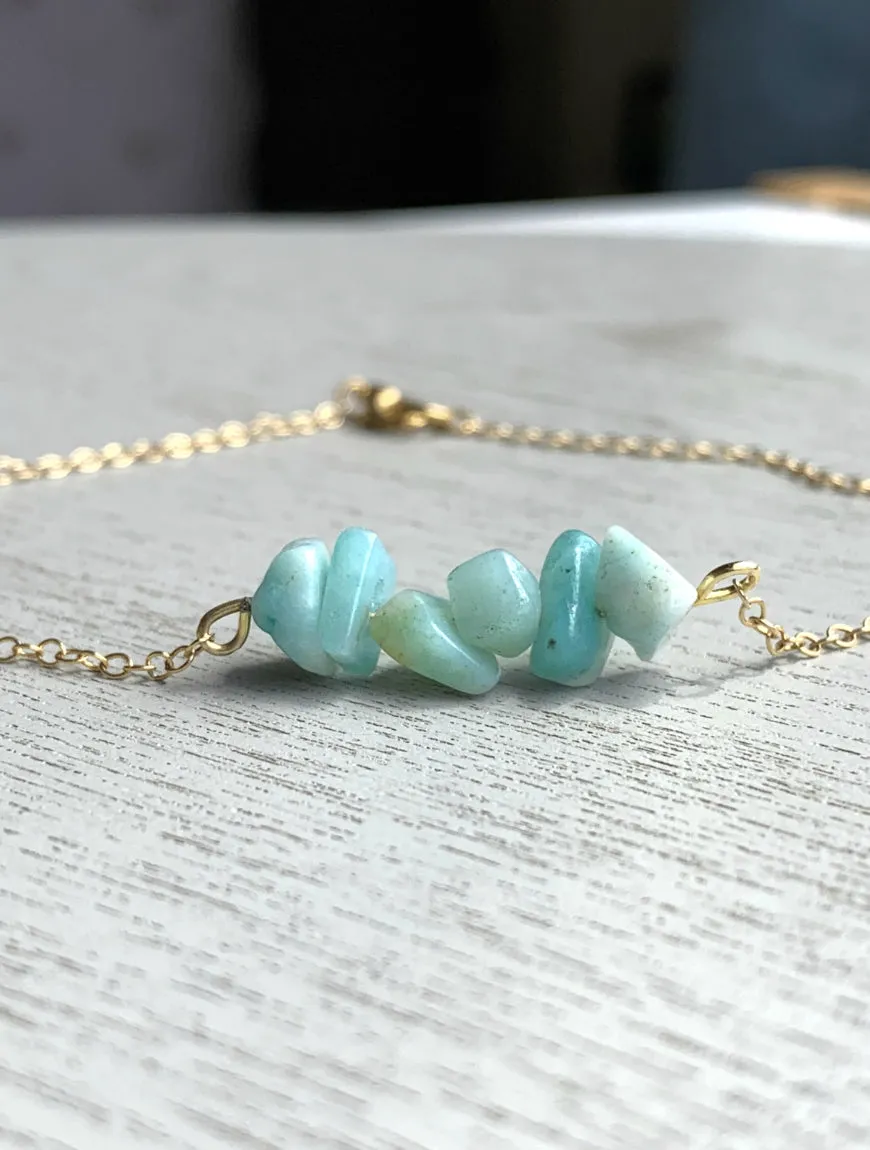 Amazonite Anklet