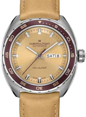 American Classic Pan Europ Day Date Auto Beige Ref. H35435820