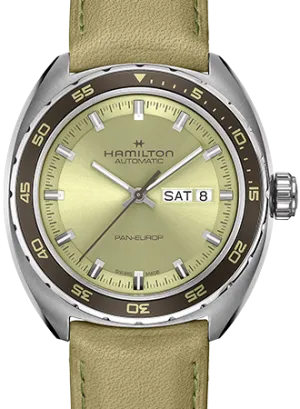 American Classic Pan Europ Day Date Auto Green Ref. H35445860