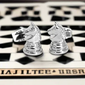 Azthom Knight Chess Horse Silver