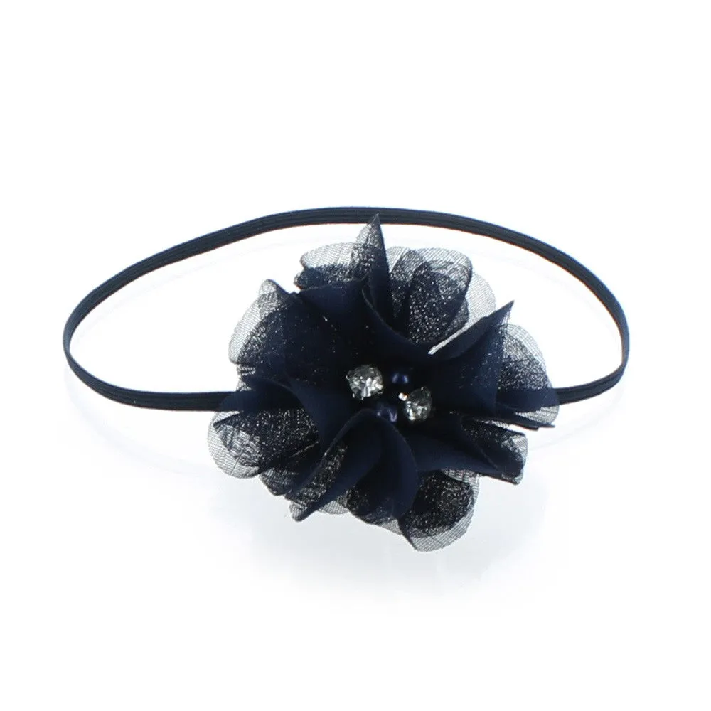 Baby/Toddler Chiffon Flower Skinny Headband