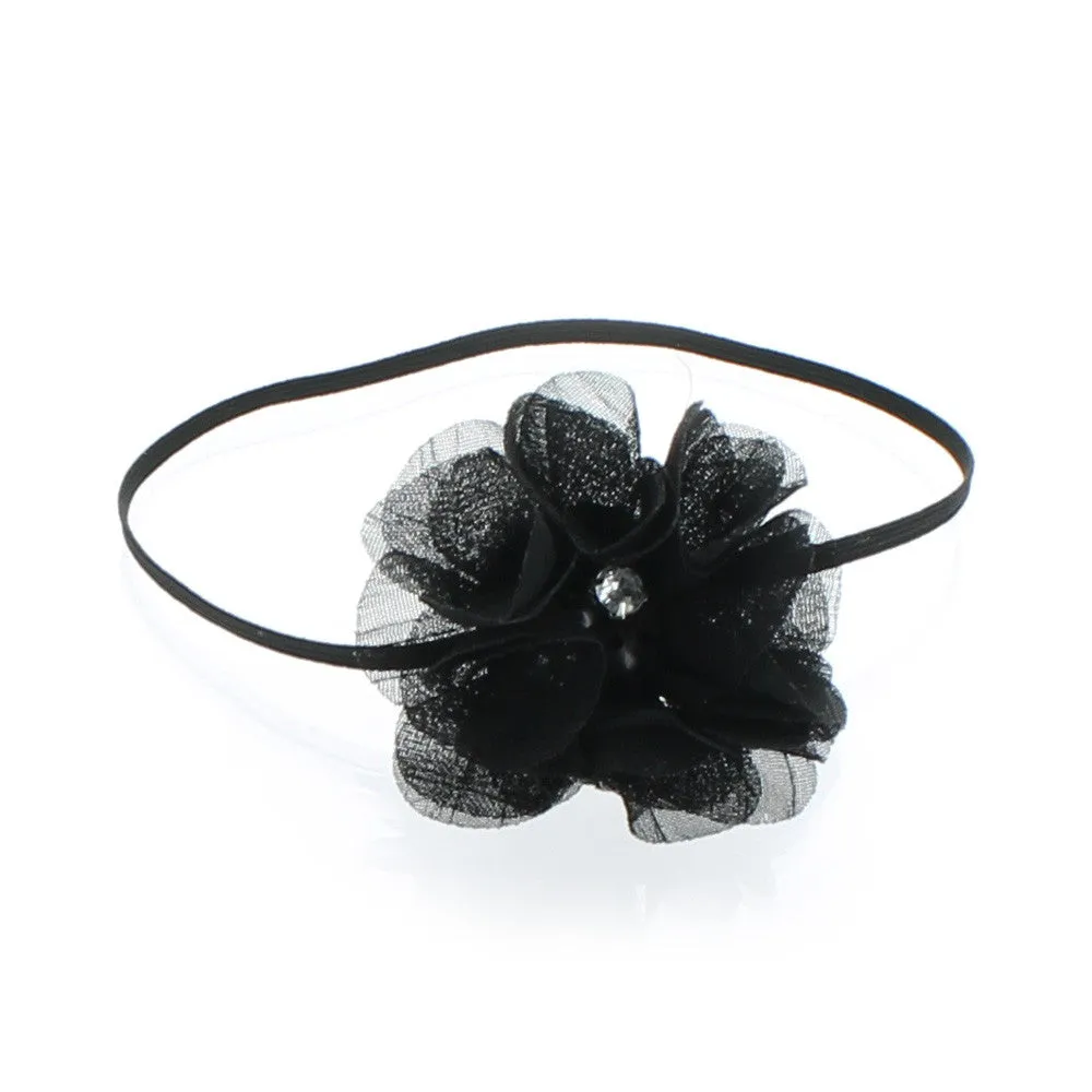 Baby/Toddler Chiffon Flower Skinny Headband