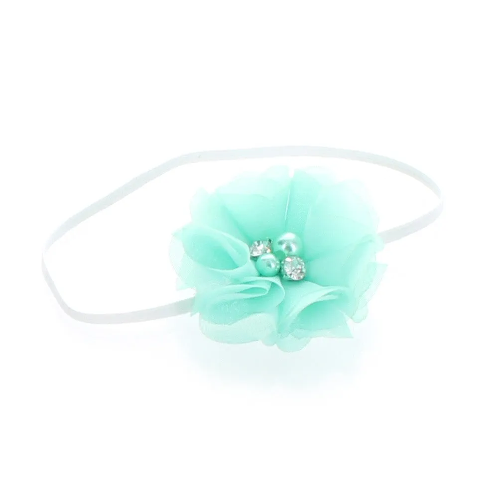 Baby/Toddler Chiffon Flower Skinny Headband