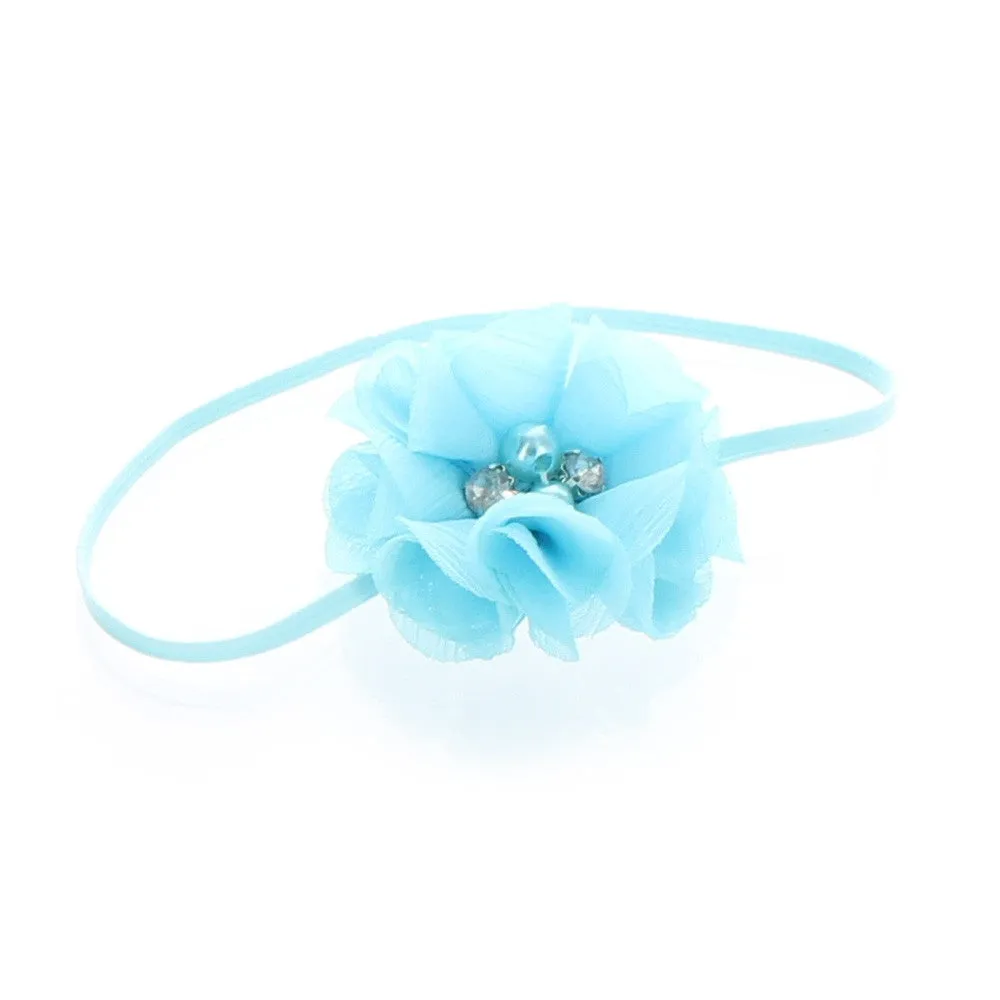 Baby/Toddler Chiffon Flower Skinny Headband