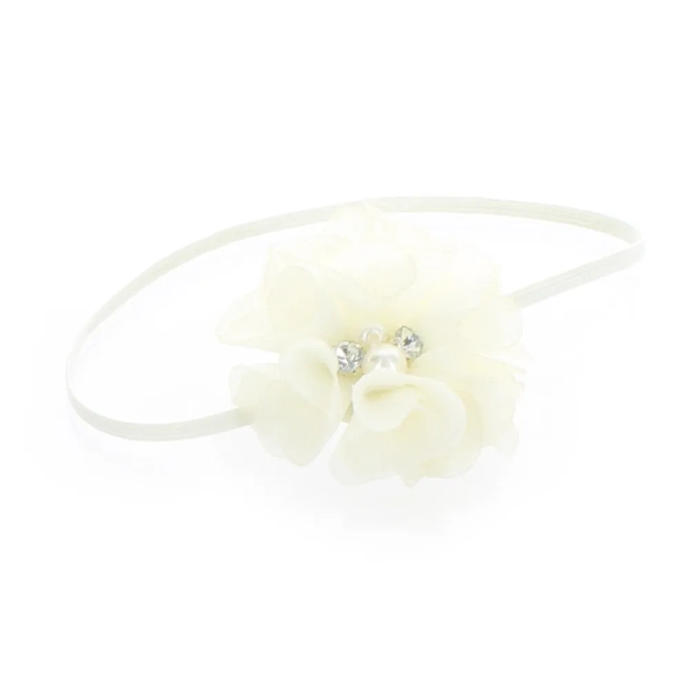 Baby/Toddler Chiffon Flower Skinny Headband