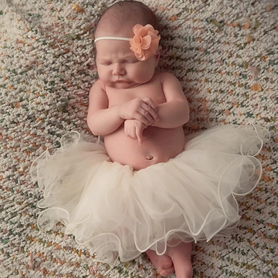 Baby/Toddler Chiffon Flower Skinny Headband