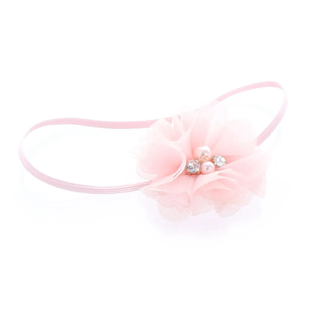 Baby/Toddler Chiffon Flower Skinny Headband