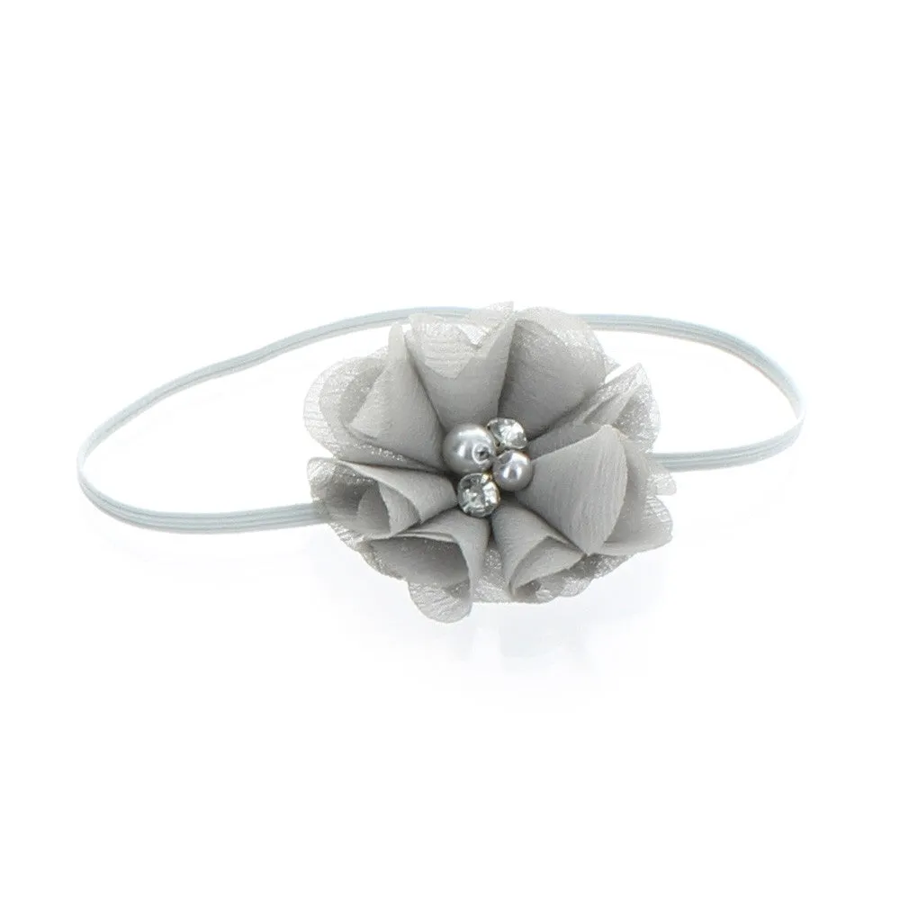 Baby/Toddler Chiffon Flower Skinny Headband