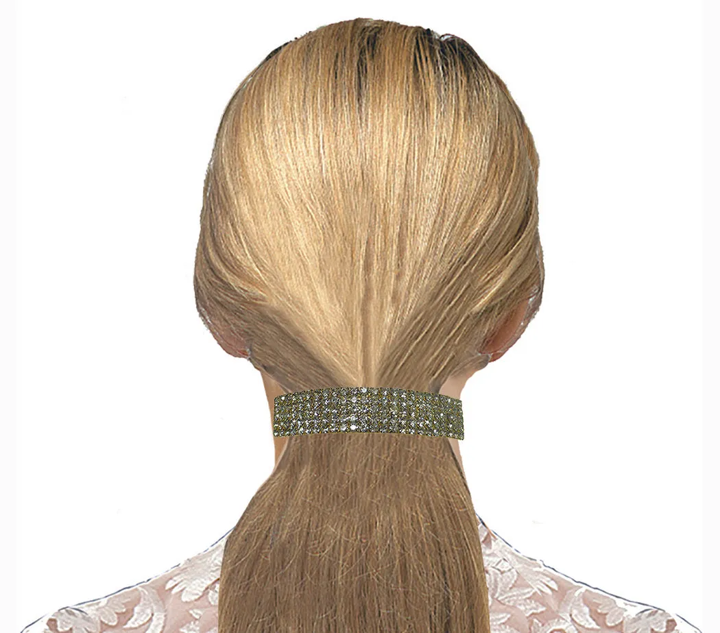 Bella Large Rectangular Bar Barrette Crystal French Clip Hairclip  U86900-0004