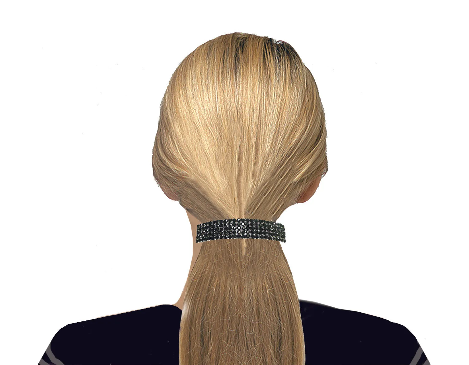 Bella Large Rectangular Bar Barrette Crystal French Clip Hairclip  U86900-0004