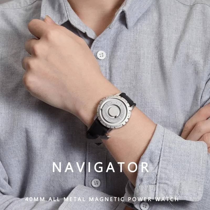 Bezel-free Magnetic Ball Watch - Men Design