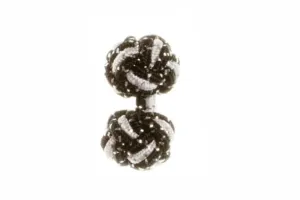Black & White Sparkle Cuffknots