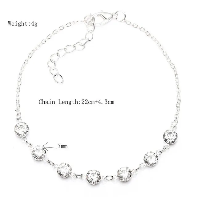 Boho Style Star Anklet  Fashion Multilayer Foot Chain
