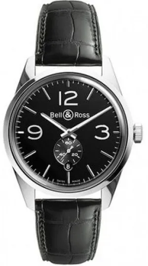 BR Watch Vintage BR 123 OffICr Black D