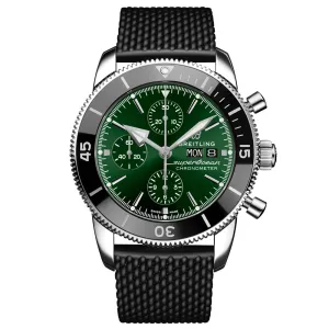 Breitling Superocean Heritage Chronograph 44mm Green Dial Automatic Gents Watch A13313121L1S1