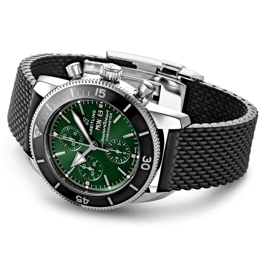 Breitling Superocean Heritage Chronograph 44mm Green Dial Automatic Gents Watch A13313121L1S1