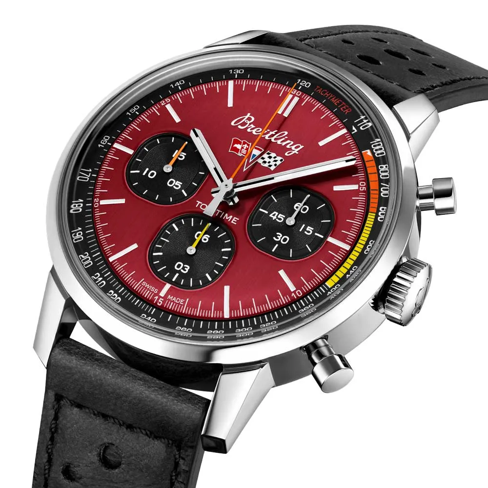 Breitling Top Time Chevrolet Corvette 42mm Red Dial Automatic Chronograph Gents Watch A25310241K1X1