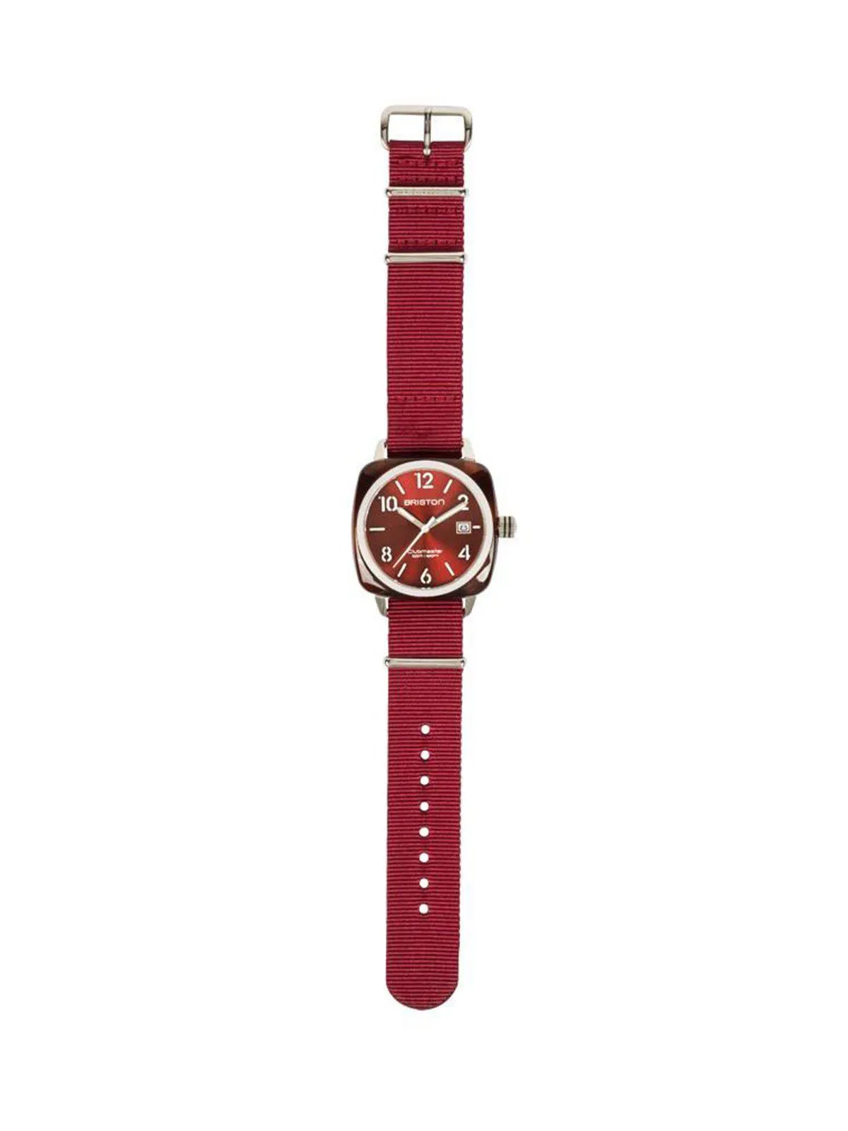 Briston Clubmaster Classic Acetate HMS Red Sunray Dial 40mm