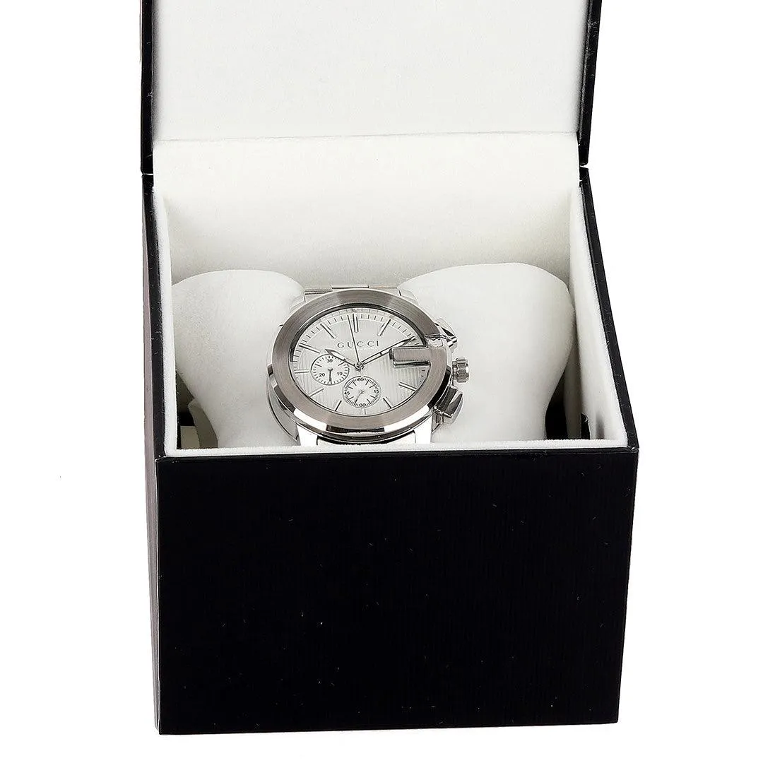 Classic Chronograph Silver Steel Watch