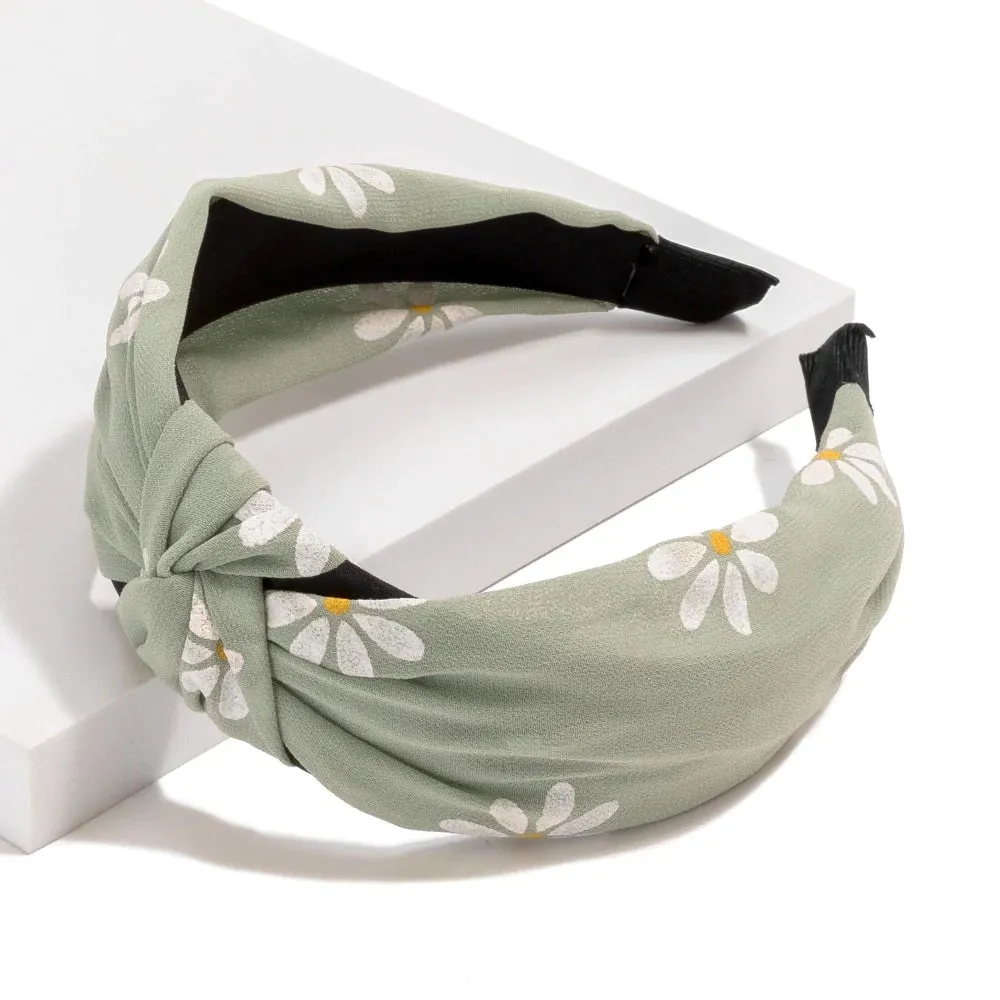 Daisy Top Knot Headbands