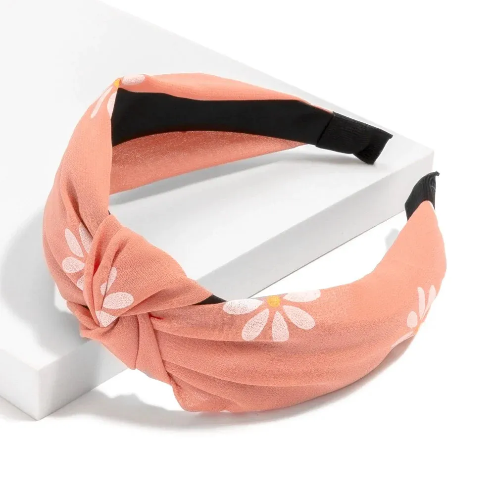 Daisy Top Knot Headbands