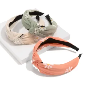 Daisy Top Knot Headbands