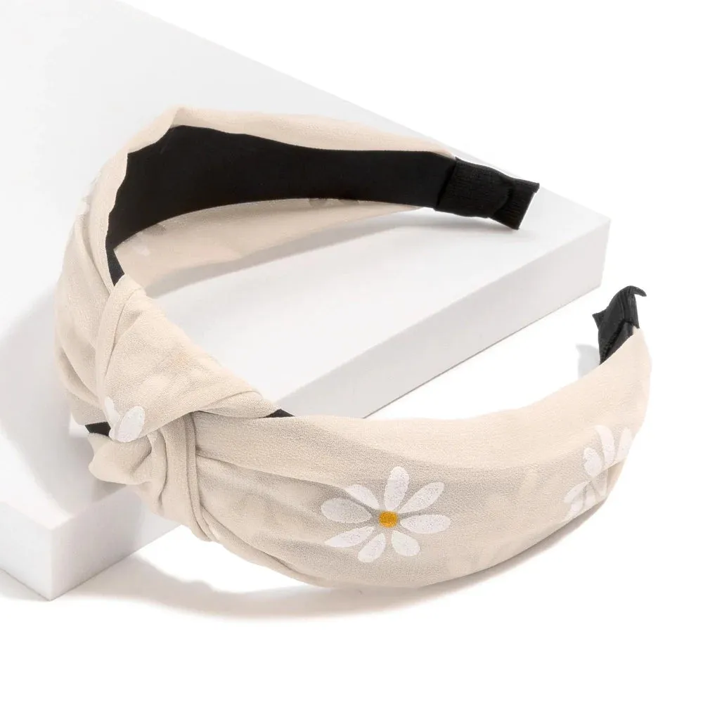 Daisy Top Knot Headbands