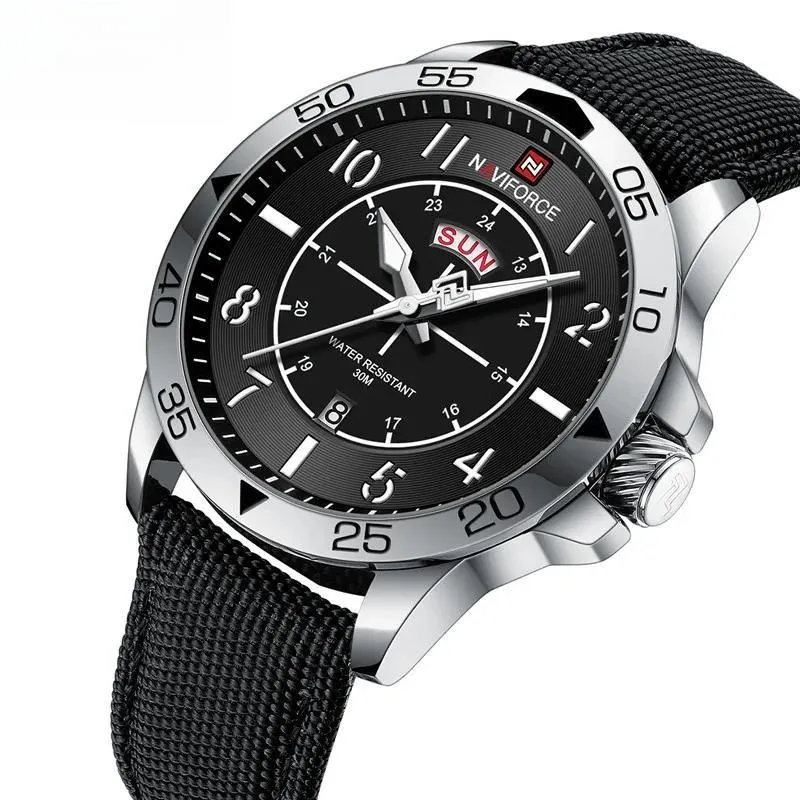 Design Watches For Men Business Sport Nylon Strap Waterproof Luxury Quartz Wristwatches Gift