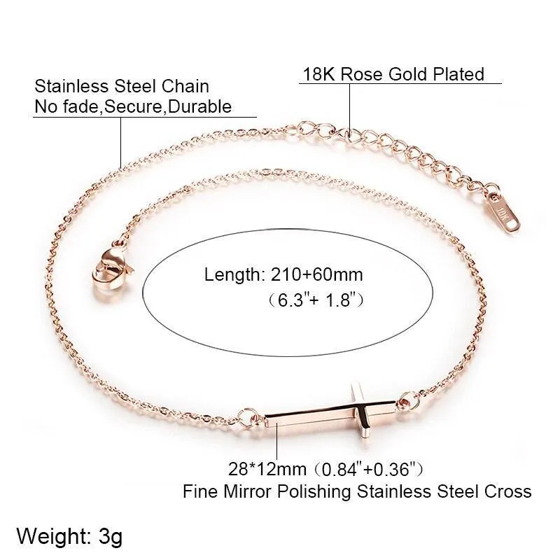 EternaLink Cross Anklet