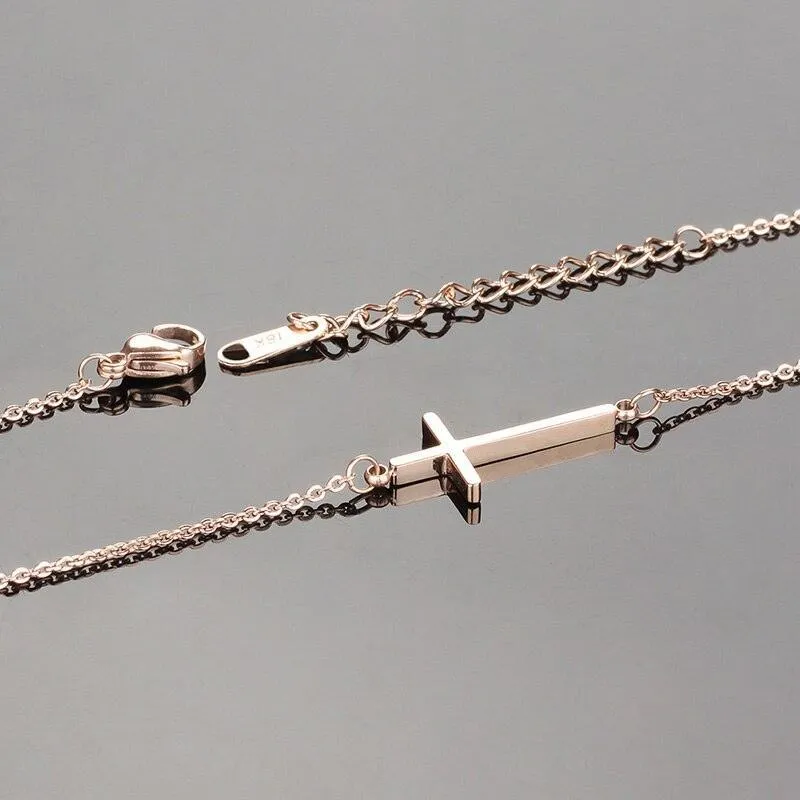 EternaLink Cross Anklet