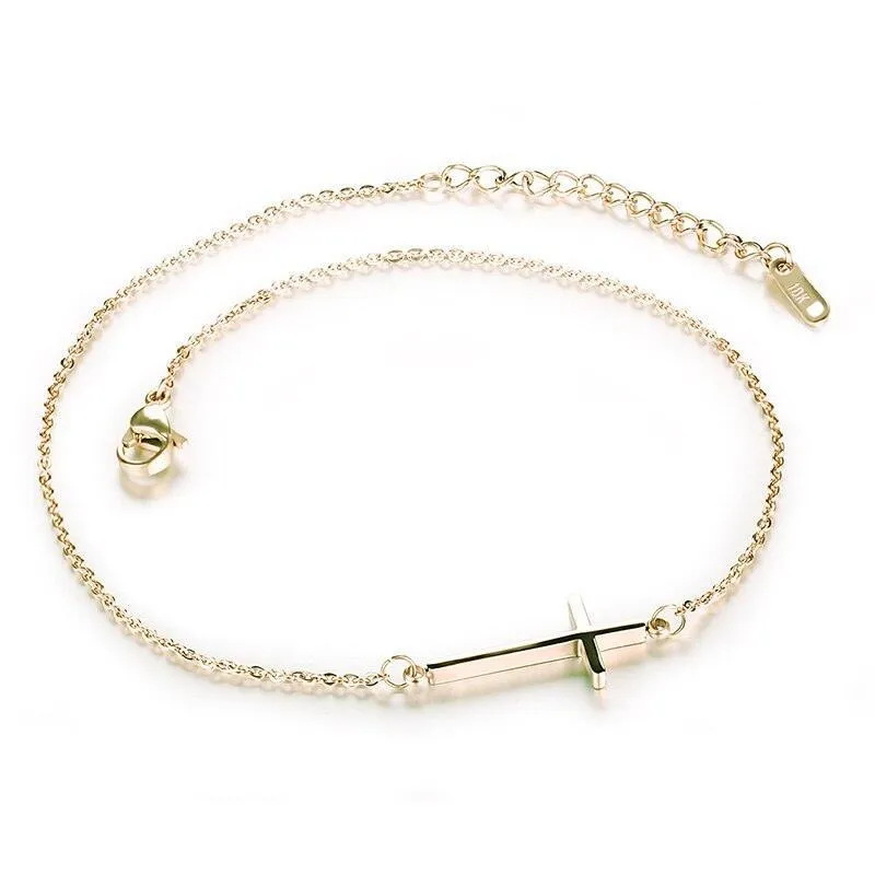 EternaLink Cross Anklet