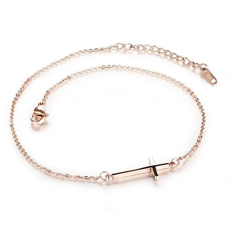 EternaLink Cross Anklet