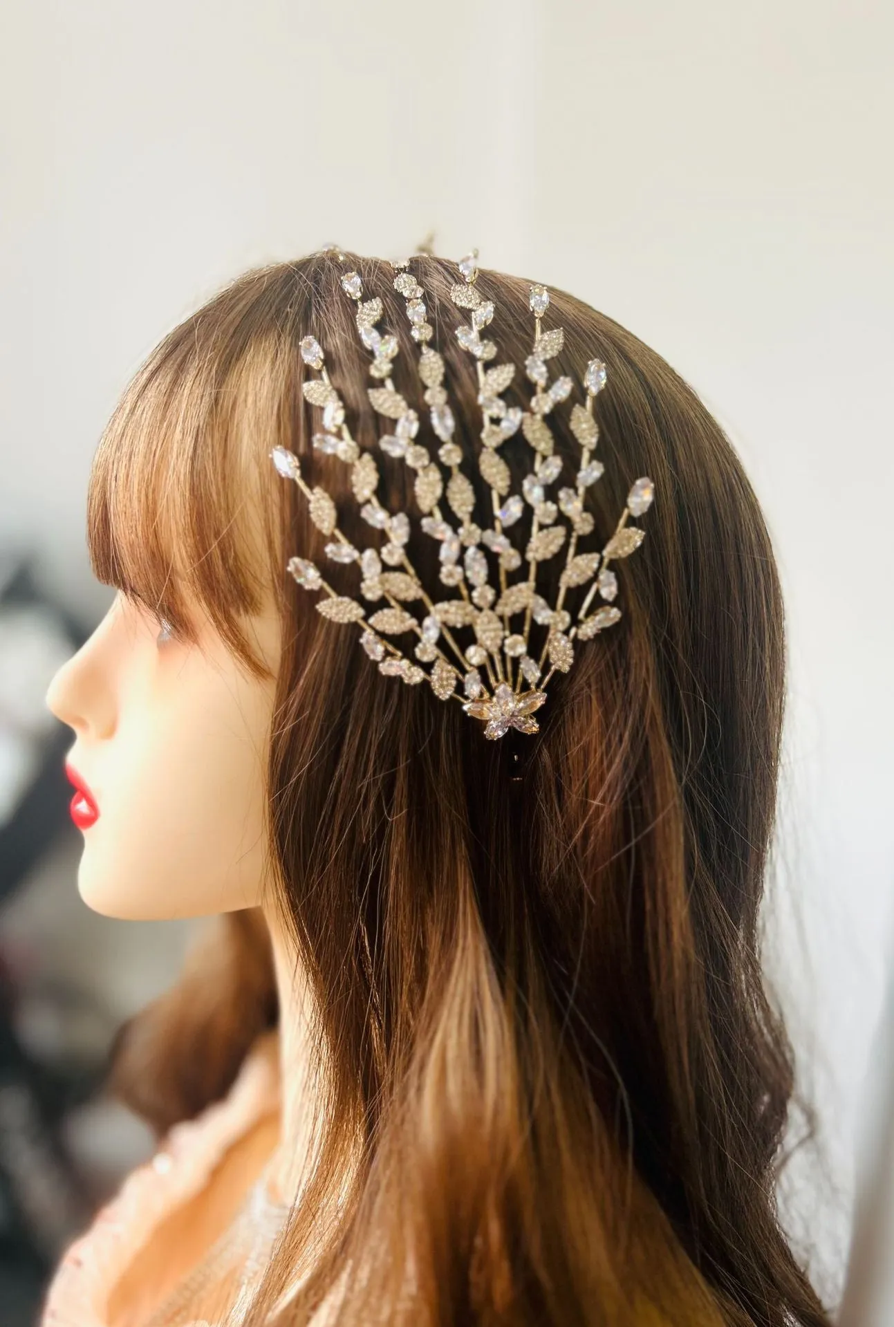 Fashion Bride Headband 3A Zircon Wedding Hair Accessories  Headpieces Bridal Crown