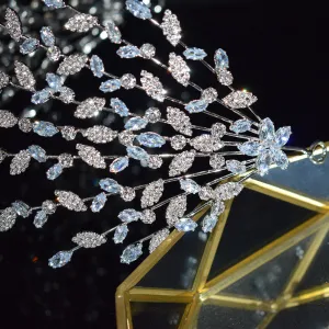 Fashion Bride Headband 3A Zircon Wedding Hair Accessories  Headpieces Bridal Crown