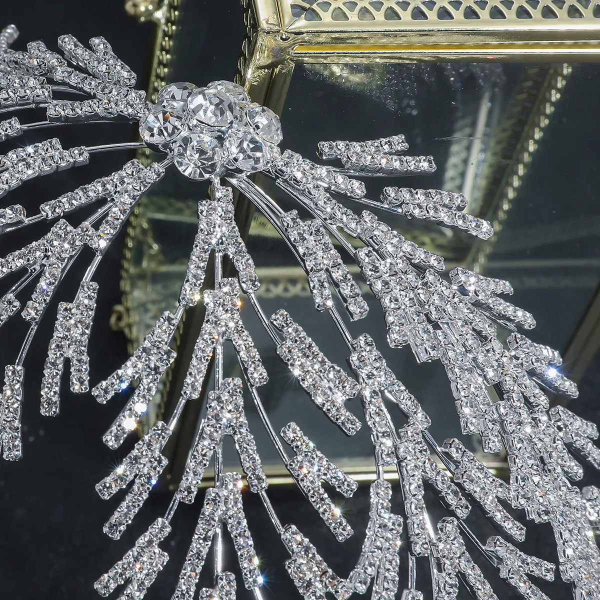 Fashion Bride Headband 3A Zircon Wedding Hair Accessories  Headpieces Bridal Crown