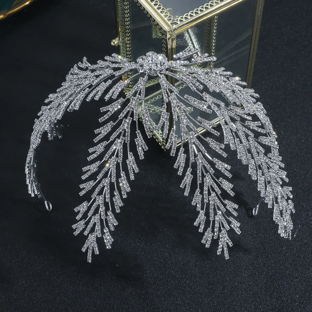 Fashion Bride Headband 3A Zircon Wedding Hair Accessories  Headpieces Bridal Crown