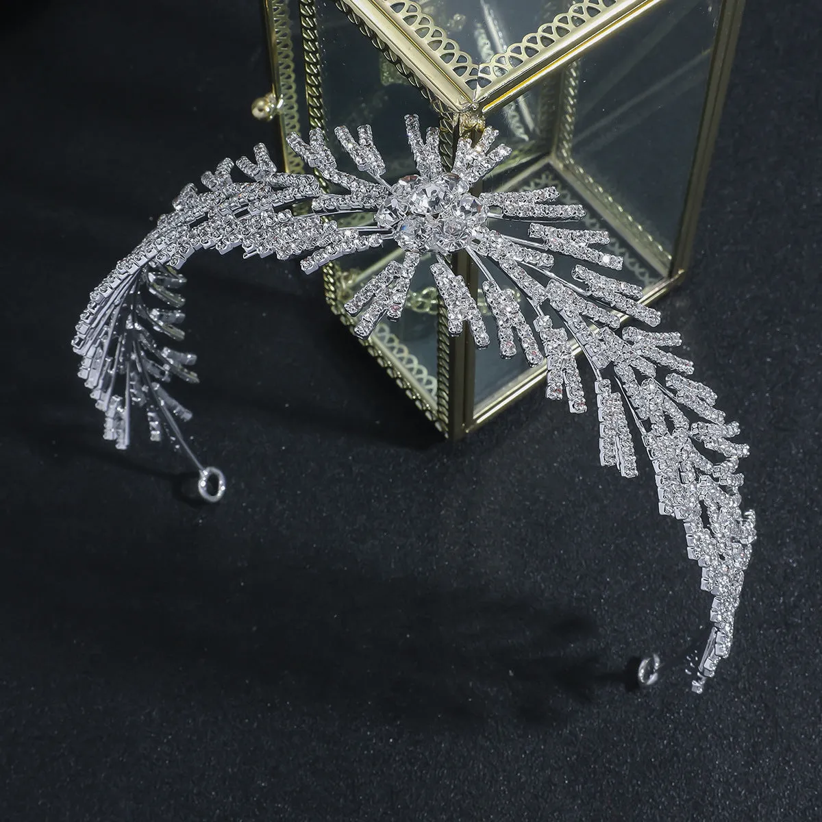Fashion Bride Headband 3A Zircon Wedding Hair Accessories  Headpieces Bridal Crown