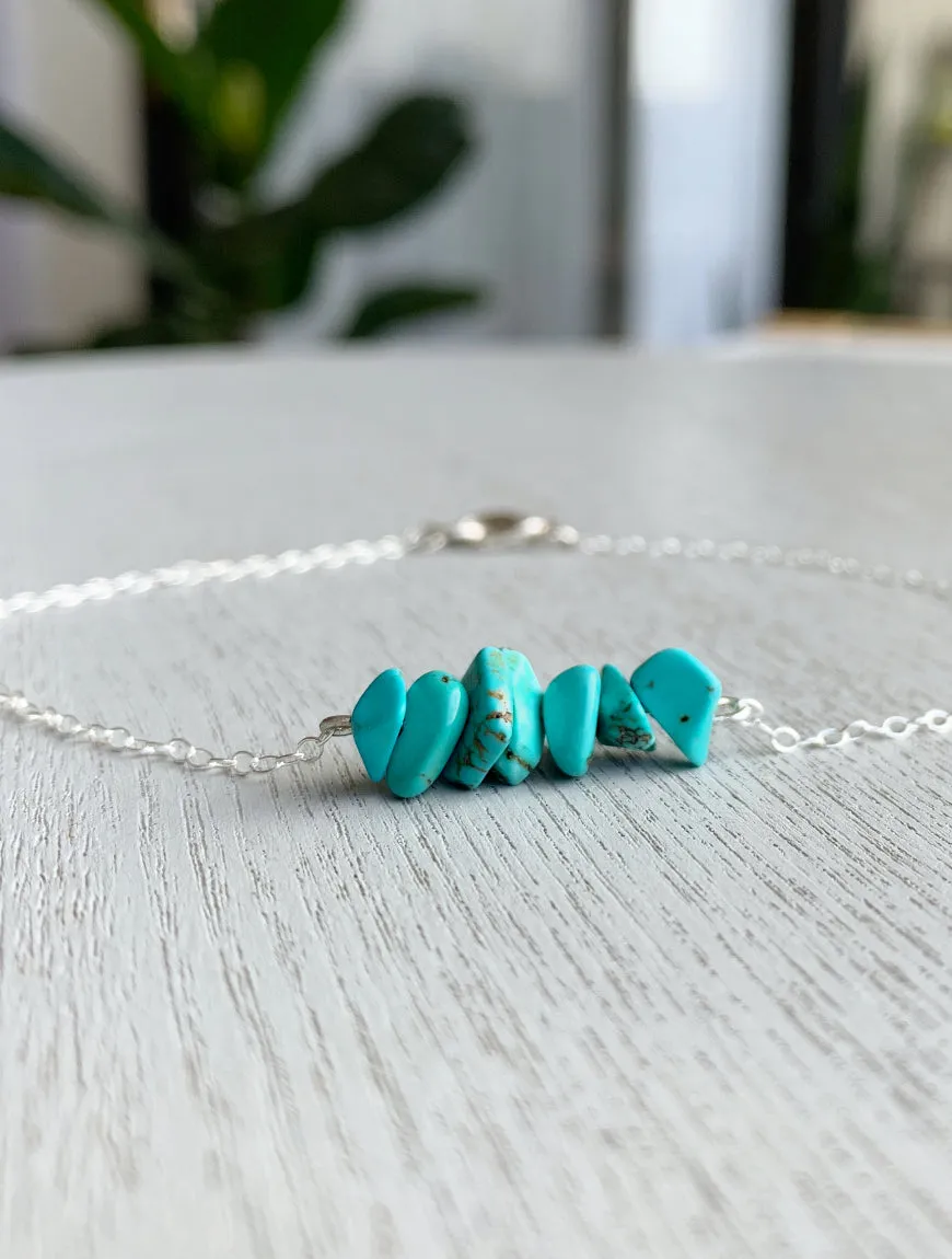 Genuine Turquoise Anklet