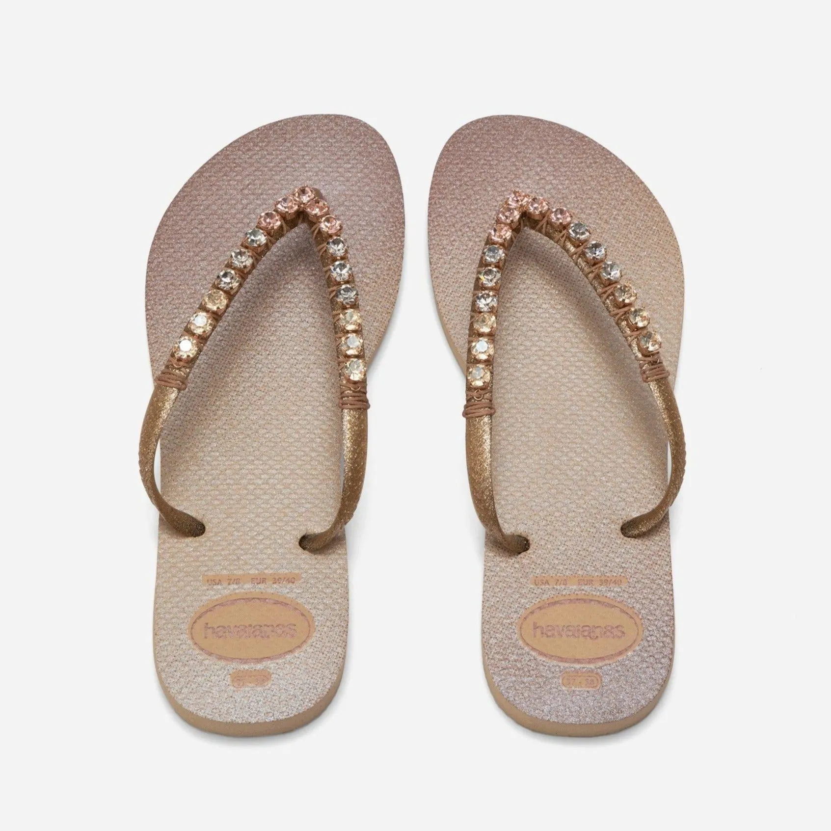 Glitter Glow Flip Flops