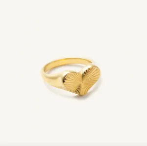 Gold Heart Ring