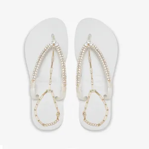 Golden Girl Flip Flops