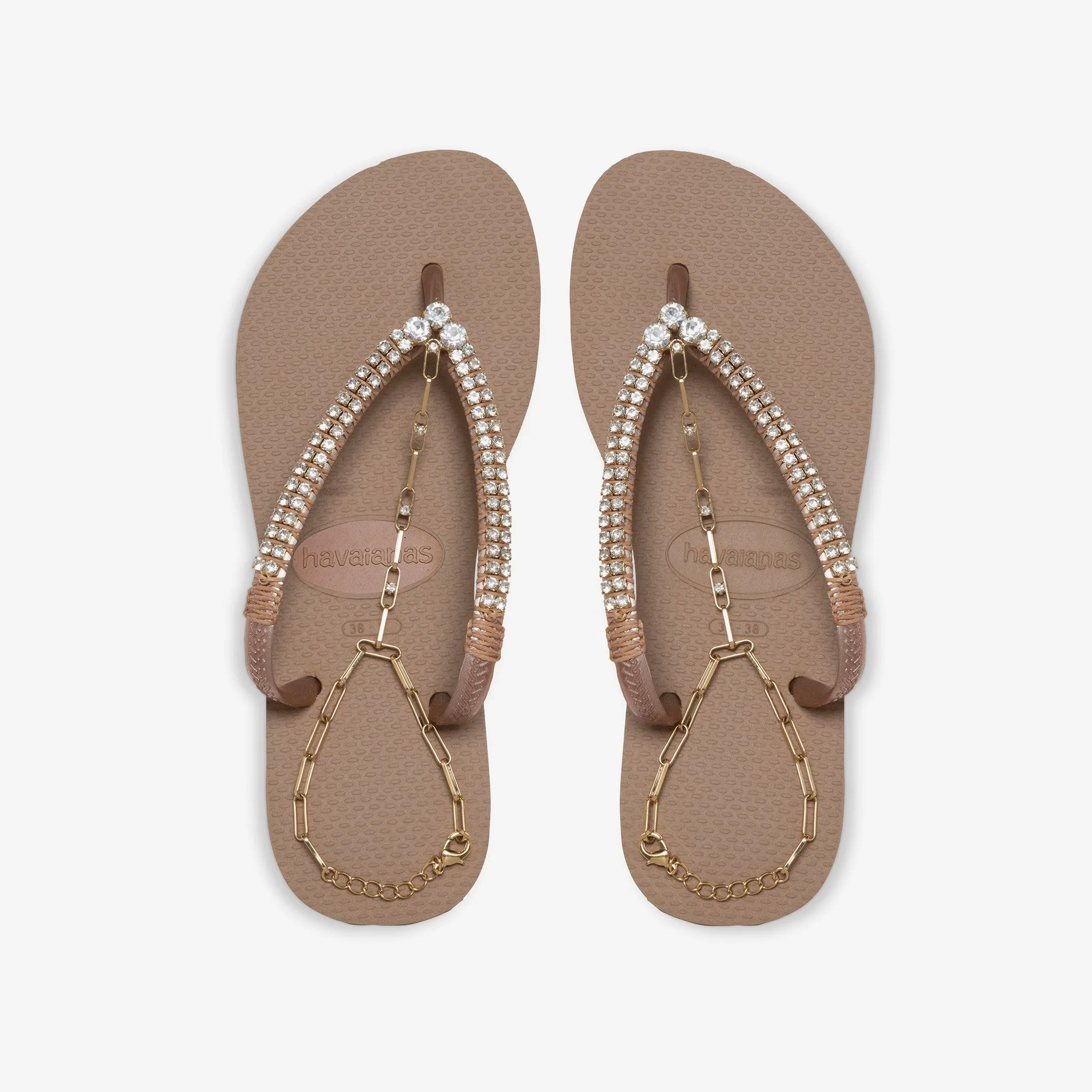 Golden Girl Flip Flops