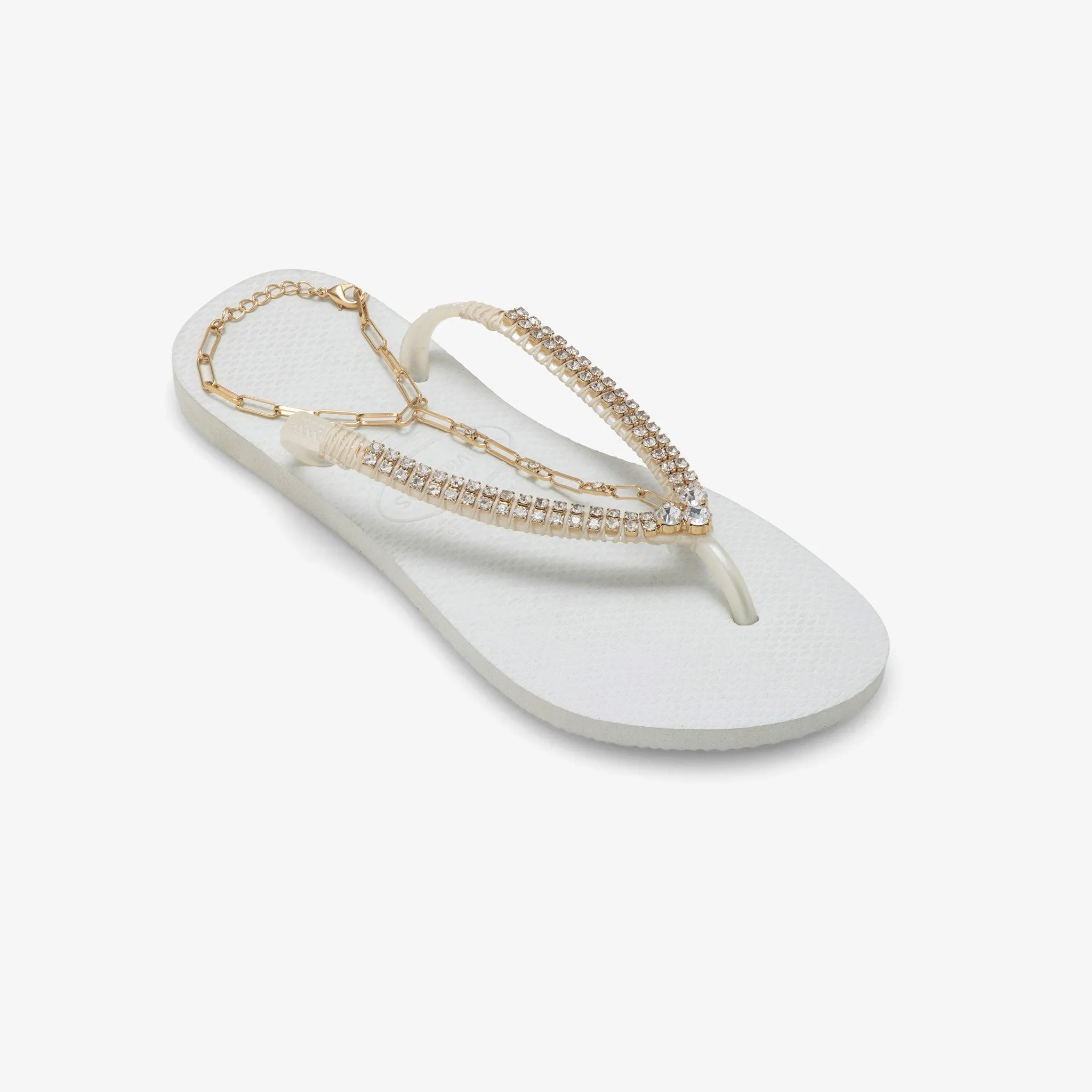 Golden Girl Flip Flops